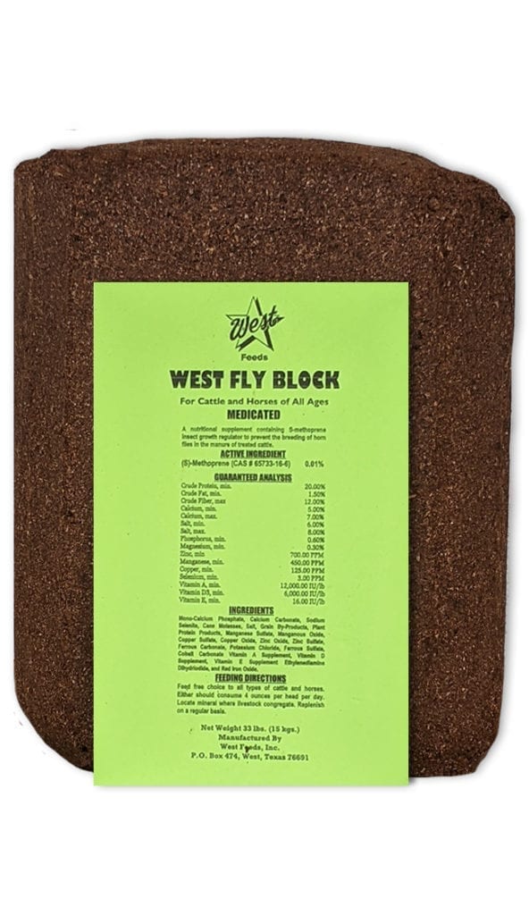 Cattle and Horse Fly Block | West Feeds, Inc.